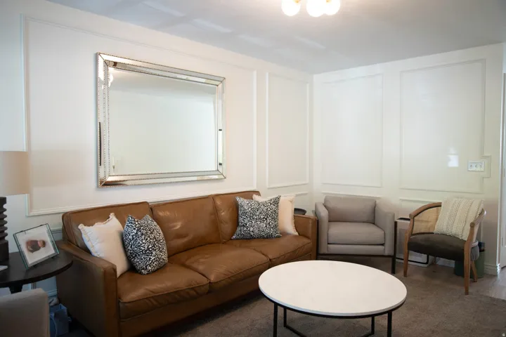 Wall panel molding with decorative trim