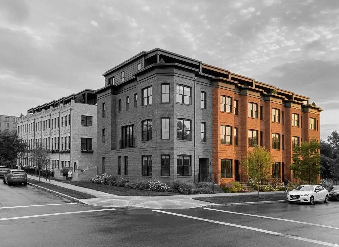 Colored units are the Georgetown B floor plan