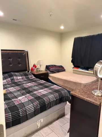 Recessed lighting with light-colored walls