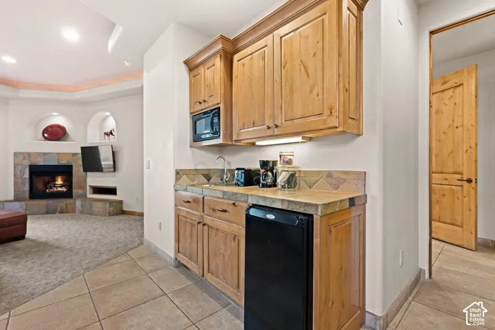 Studio side of home (kitchenette)