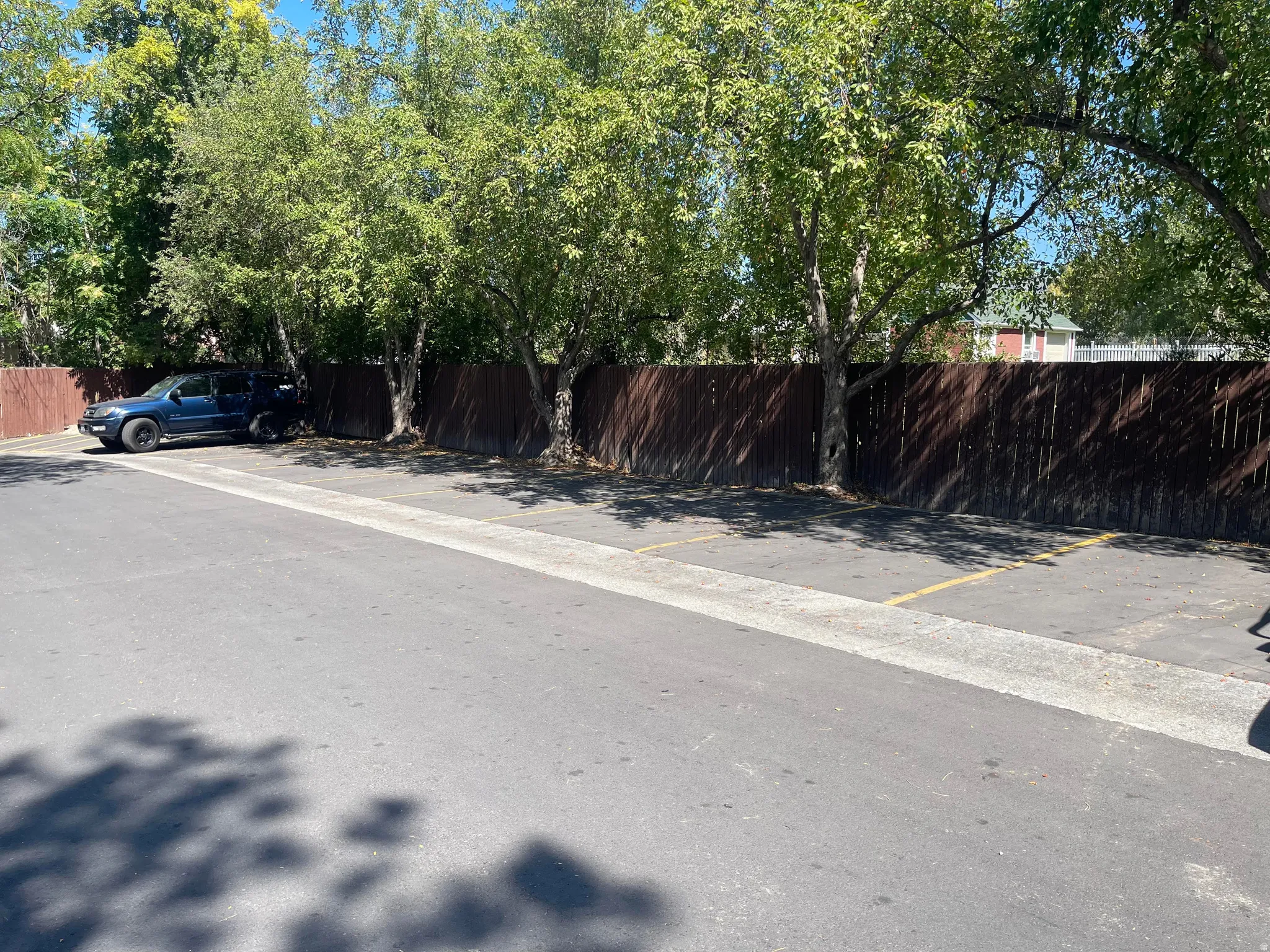 Tons of parking right near the front door of home.