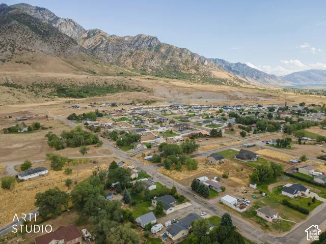Looking southeast from property.