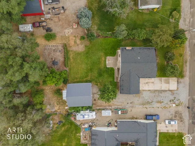 Overhead view of property
