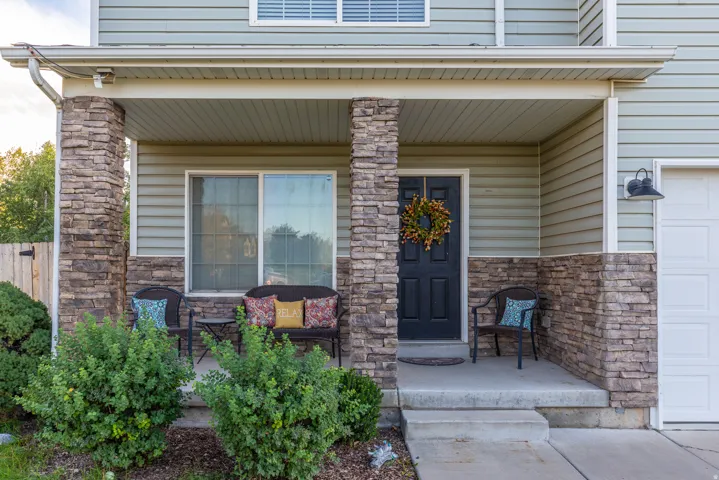 Covered front porch