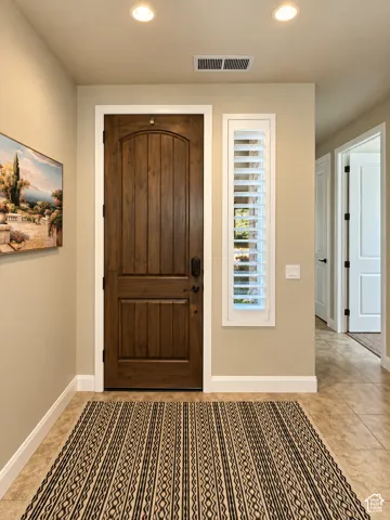 Front entry facing the front door.