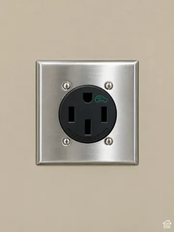 Tesla charging outlet