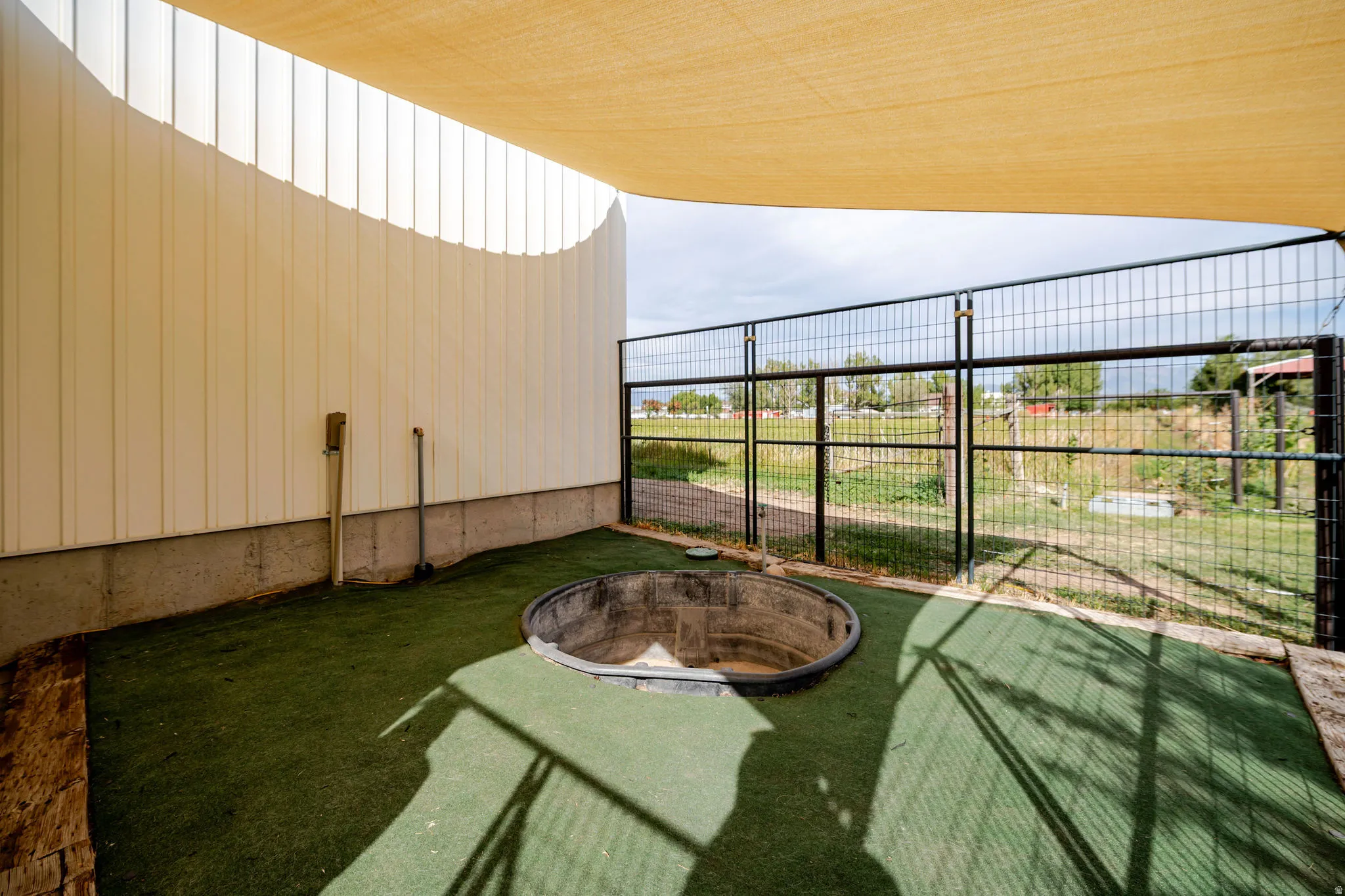 Dog Kennel on exterior of Shop (two of these adjacent to one another).