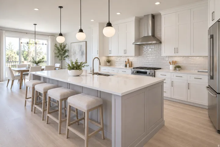 This is a digital rendering of the home. Buyer will have their choice of finishes.