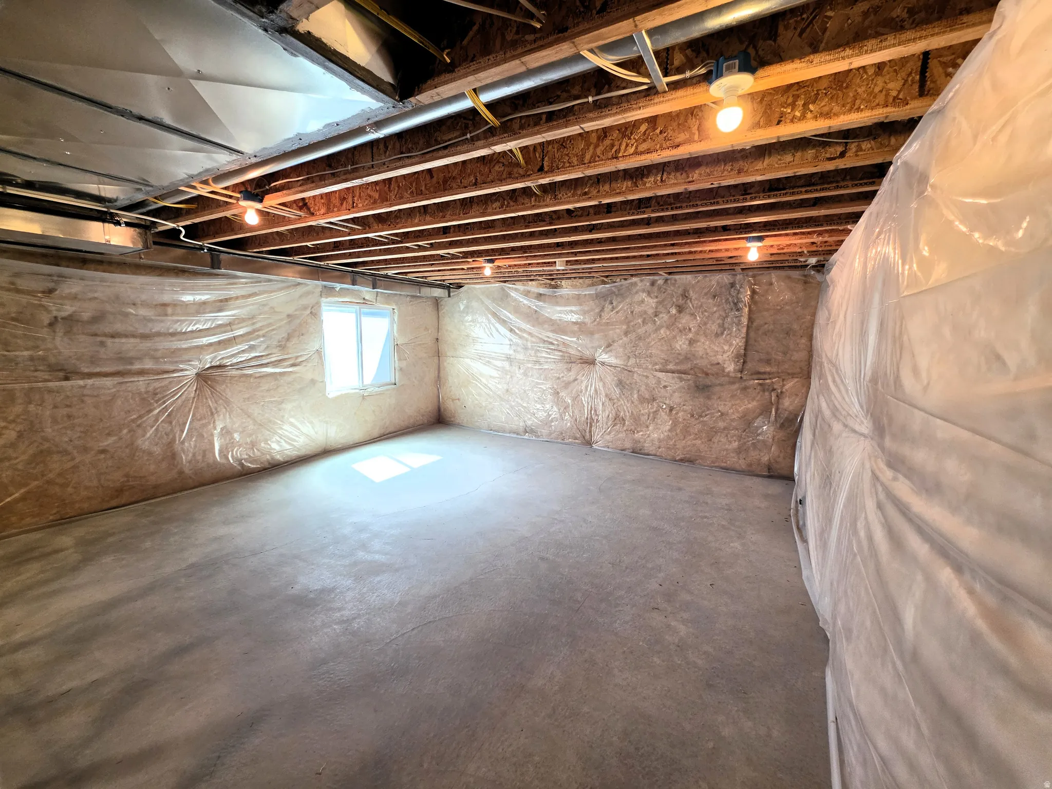 Unfinished future bedroom/flex room.