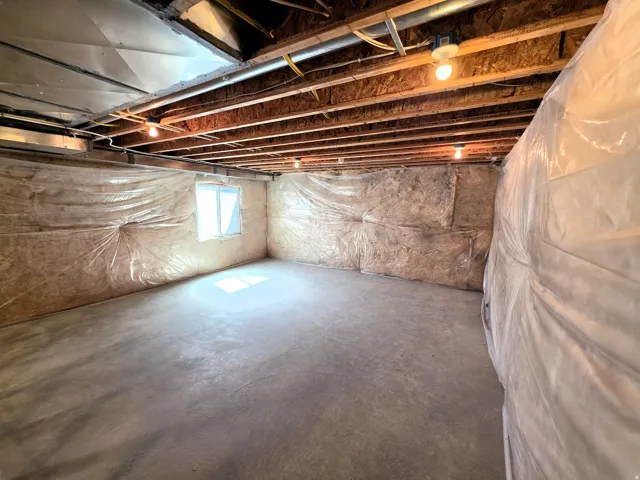 Unfinished future bedroom/flex room.