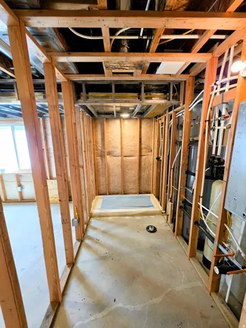 Unfinished future bathroom.