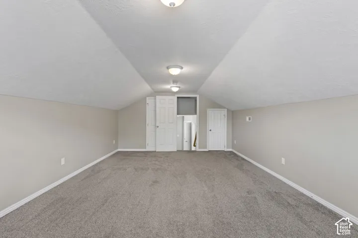 Bonus room above garage