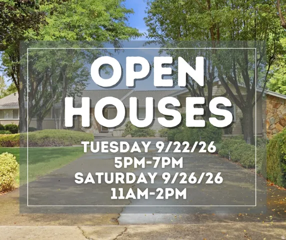 Real Estate Marketing Graphic. Promoting scheduled viewing opportunities for the property