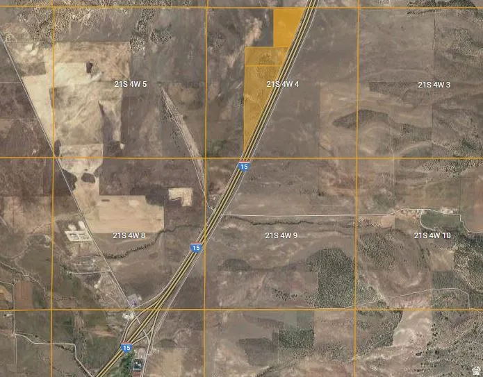Plat Map. Illustrating the property's location relative to roads and surrounding parcels