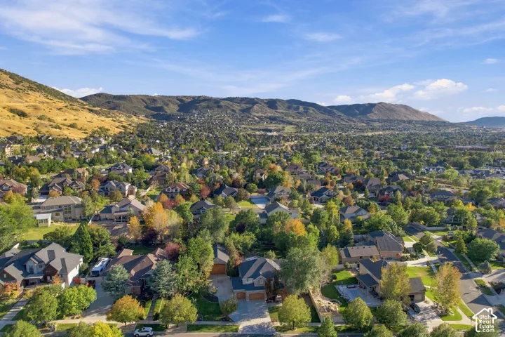 Expansive residential area featuring numerous homes with varied architectural styles