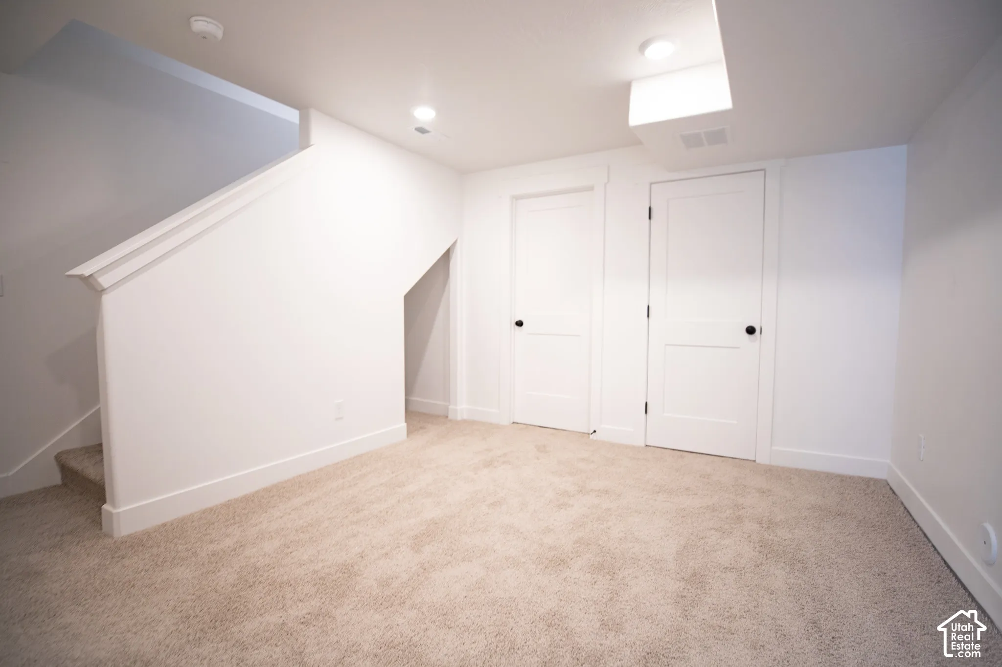 Second family room in fully-finished basement.