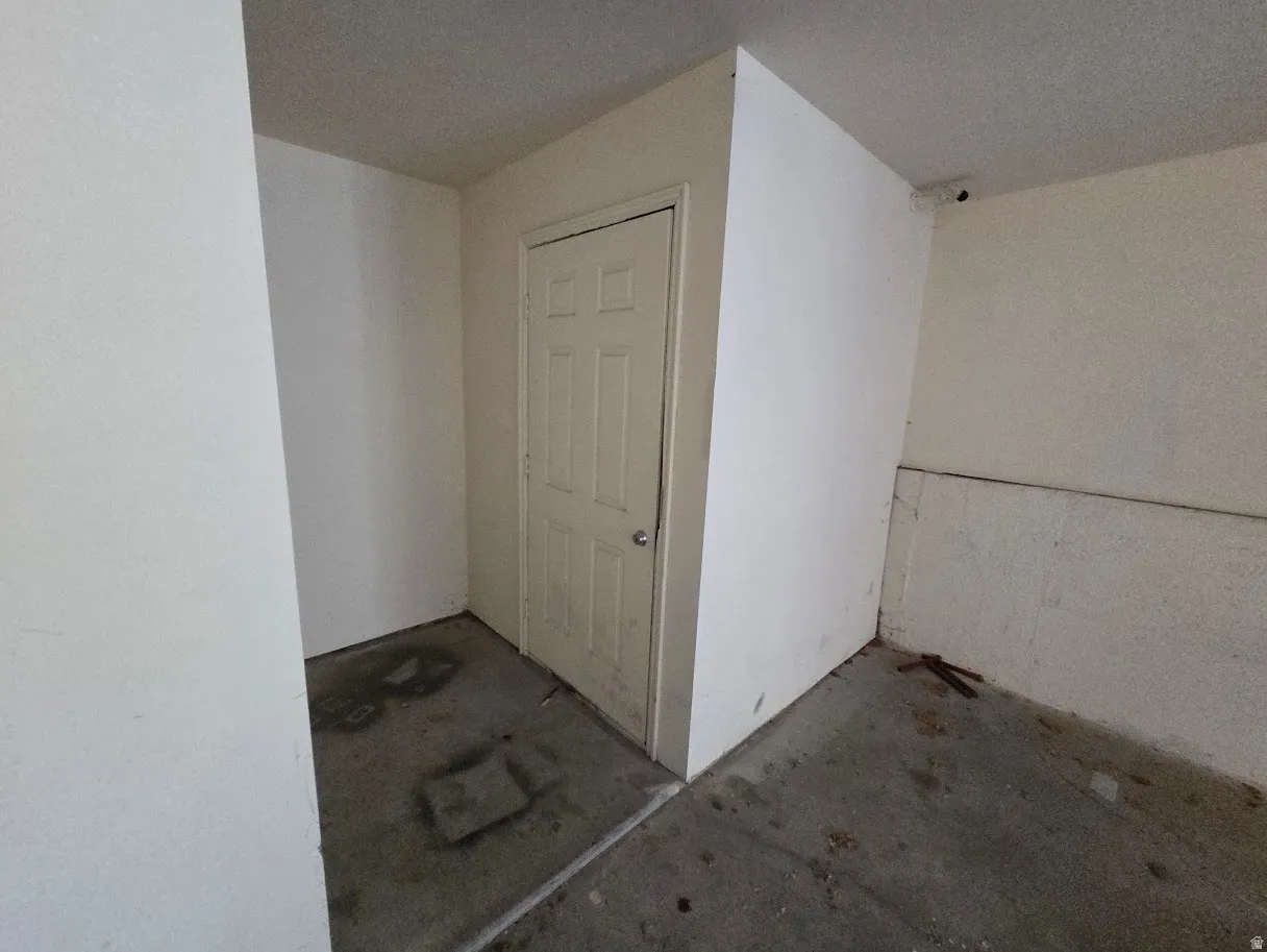 Entrance to Storage room off garage