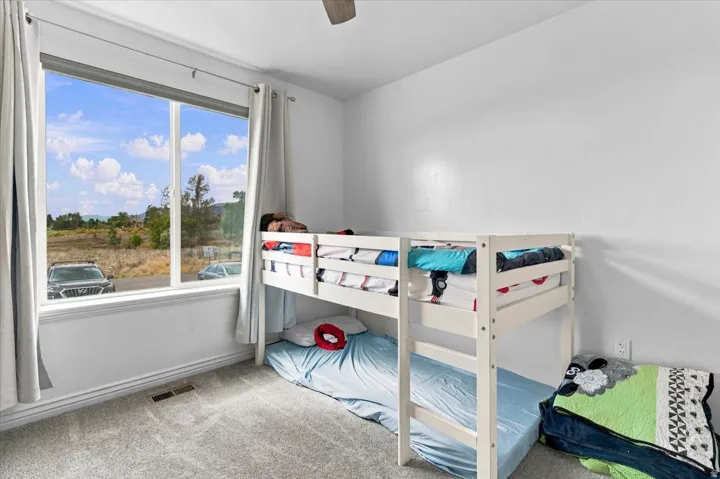Window featuring a white frame and natural light