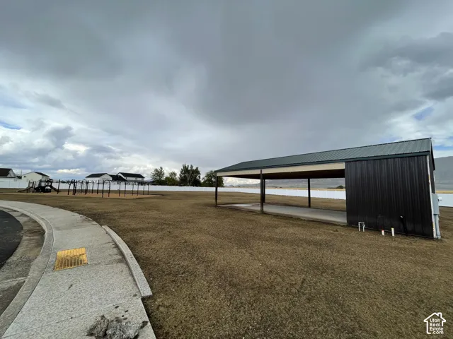 Playground and community pavilion just down the road