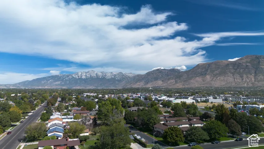 Mountain range backdrop