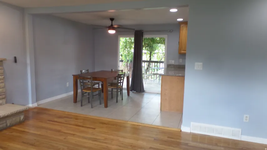 Dining Area & Living Room