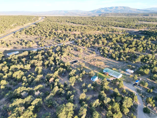 Arial view of property.