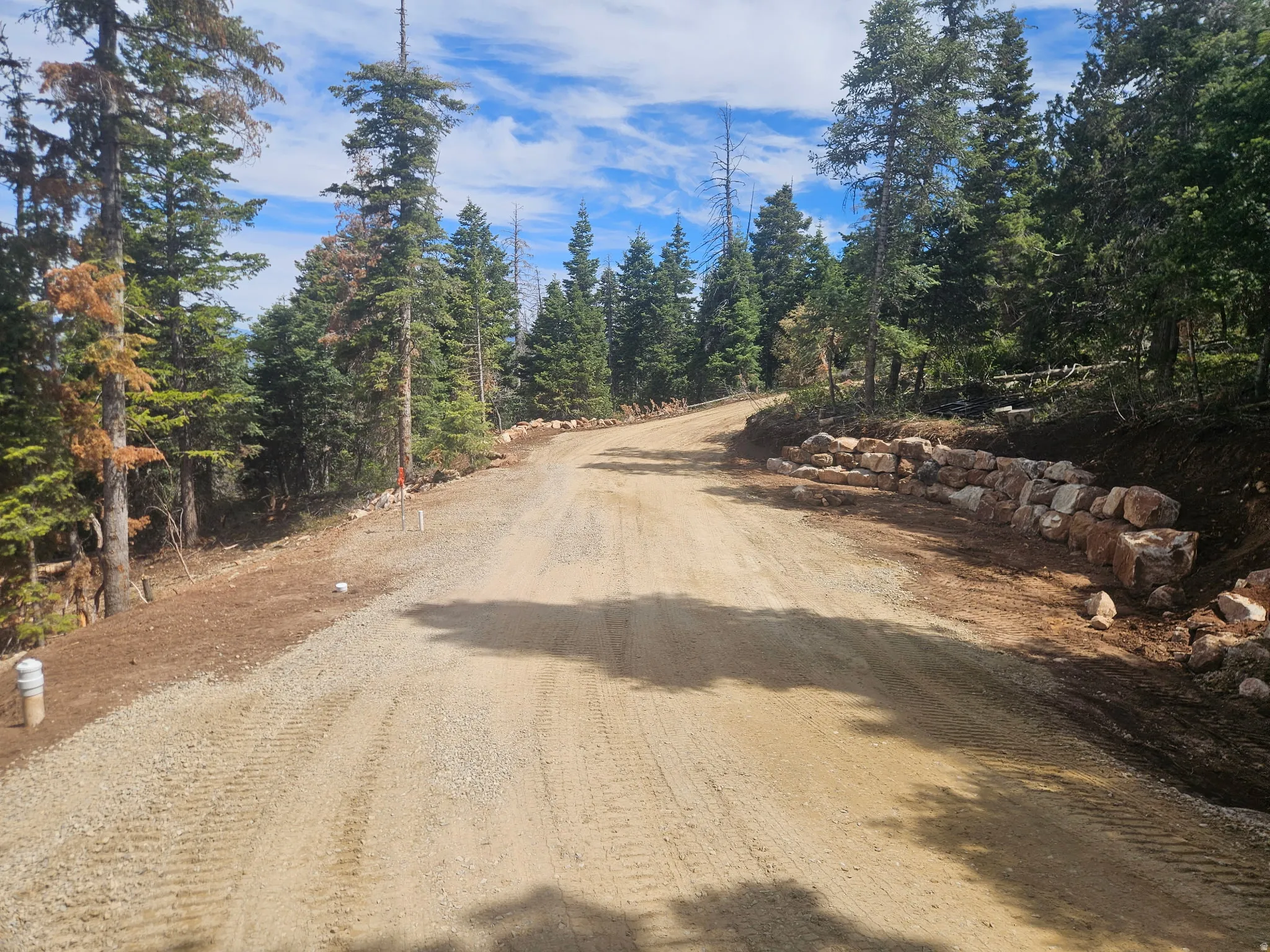 Developed Property Loop - Campsite on Right - Septic on Left