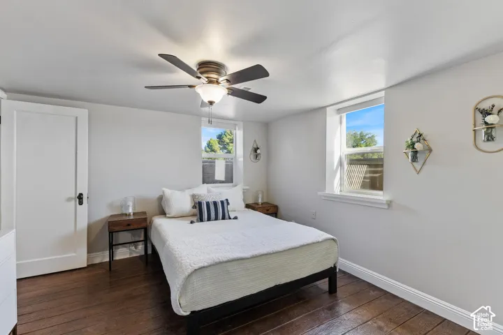 Hardwood flooring and light-toned walls create a bright atmosphere