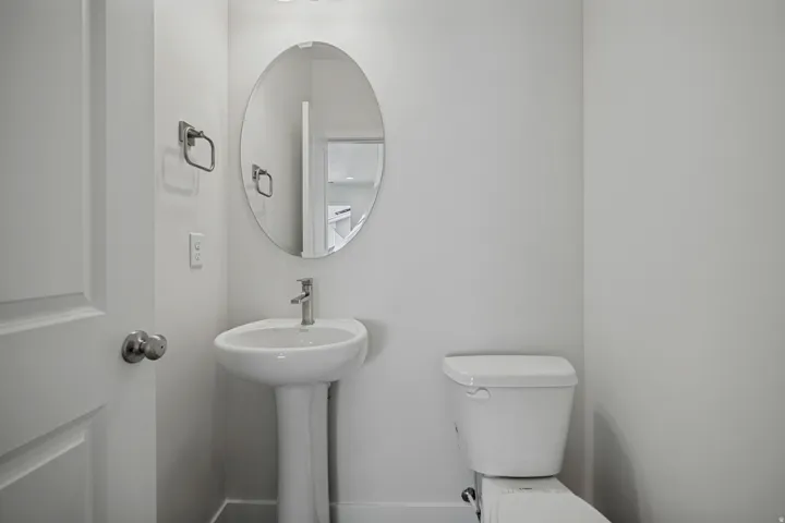 Not in the kitchen area.  So Nice!