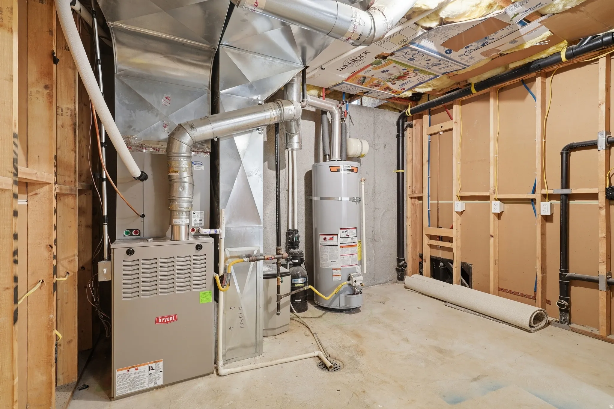 Bryant furnace and water heater