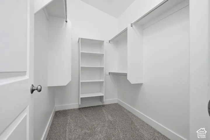 Walk-in primary closet