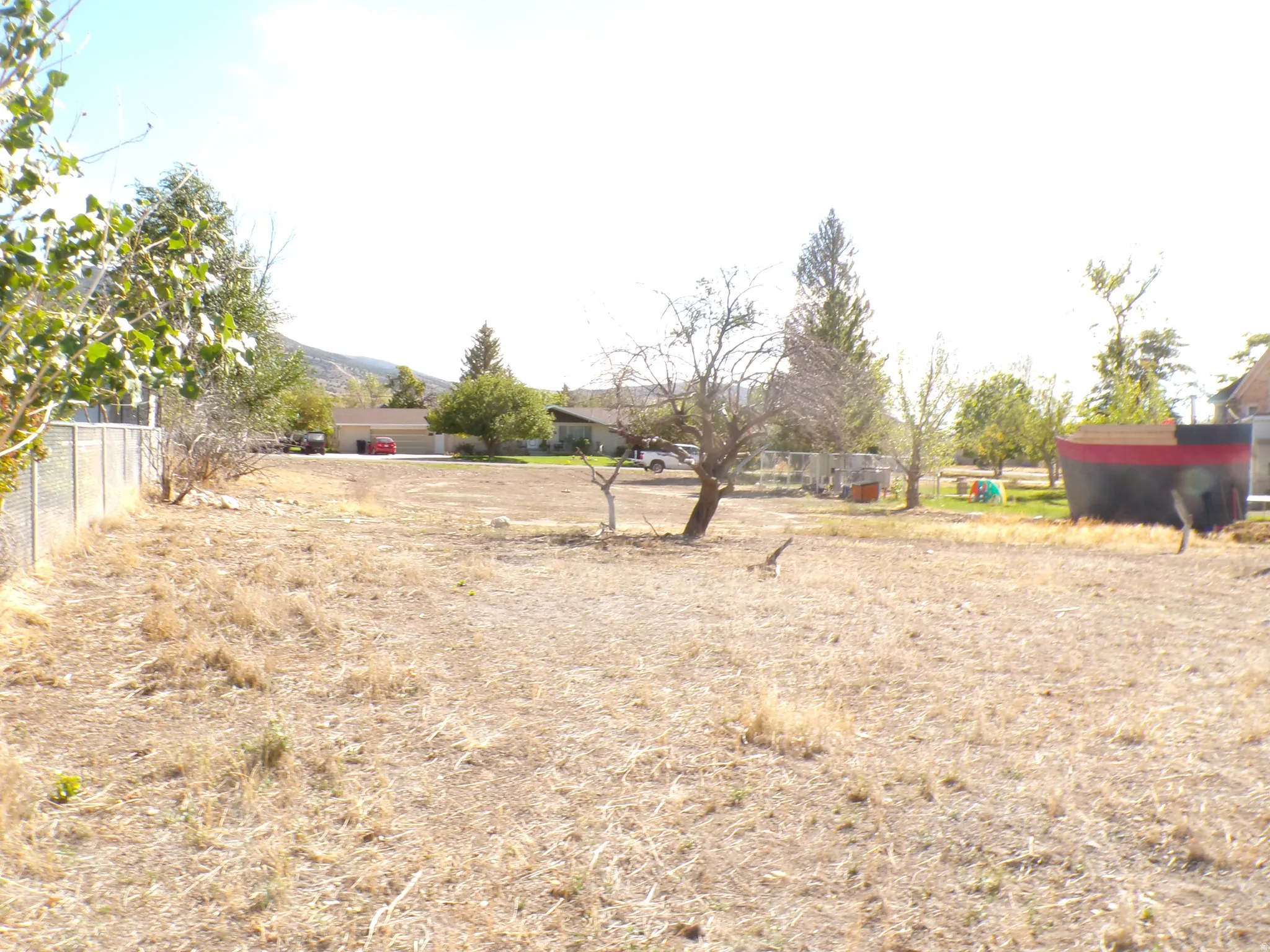 Looking South along Easterly boundary