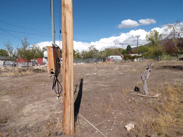 Looking NLY along Northern boundary