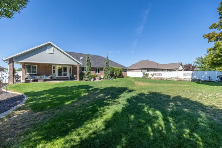 Another view of the large backyard