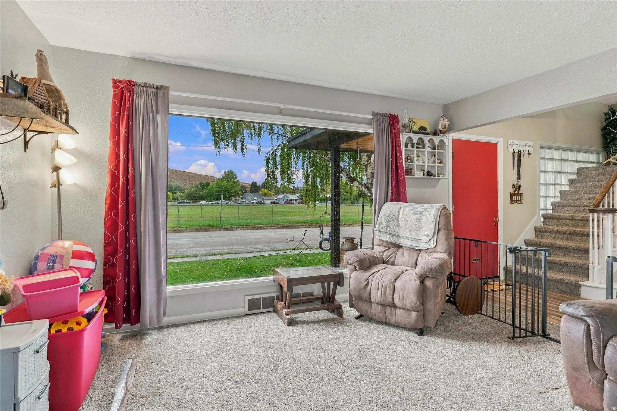 Expansive picture window offering abundant natural light