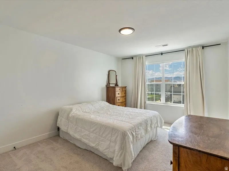 Neutral colored carpeting