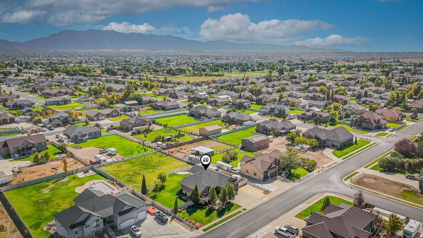 Expansive neighborhood setting with established homes and mature landscaping