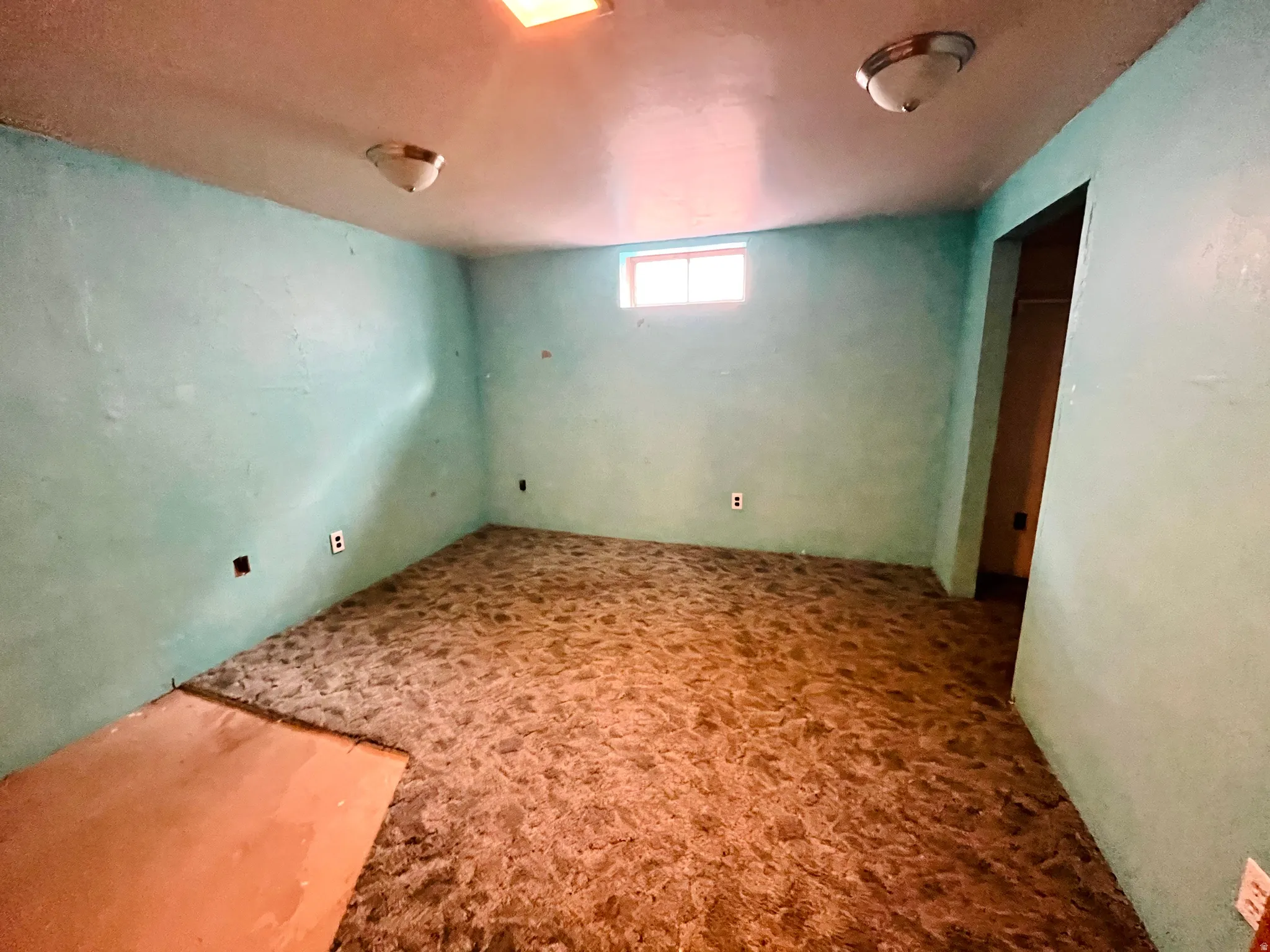 Basement bedroom offering flexible space for family or guests