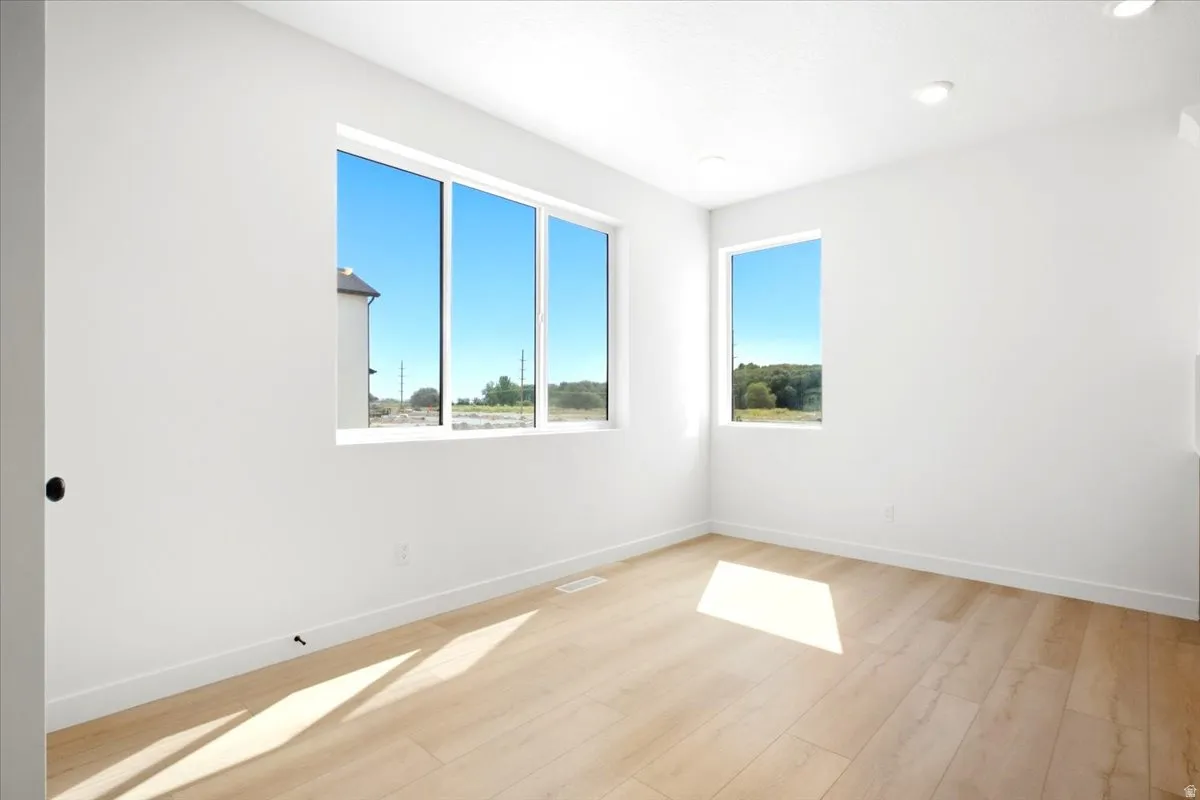 Dining Nook will Fit a Large Table. Entrance to Covered Patio.