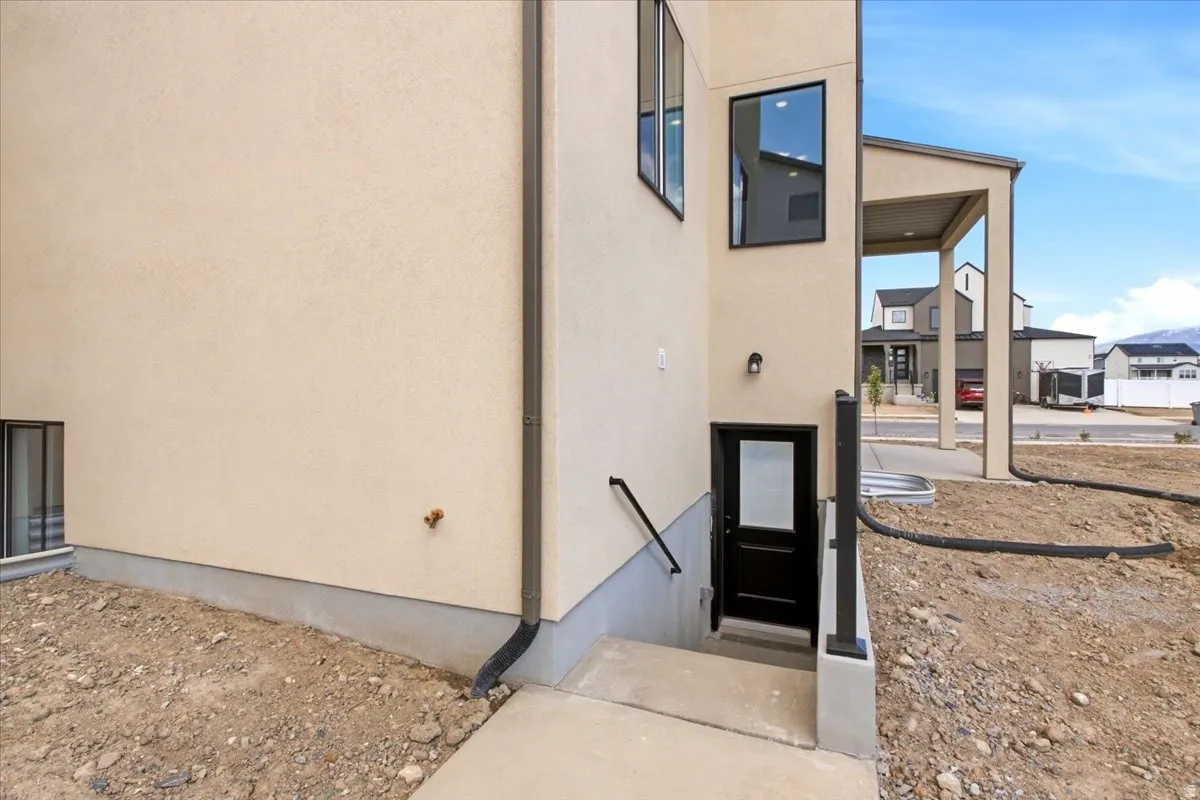 Separate Basement Entrance off of RV PAD