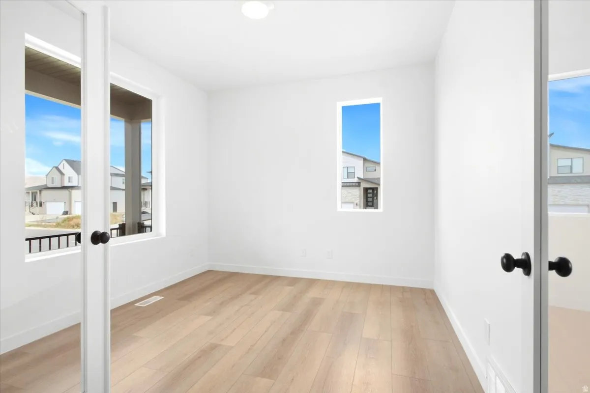 Office with double doors