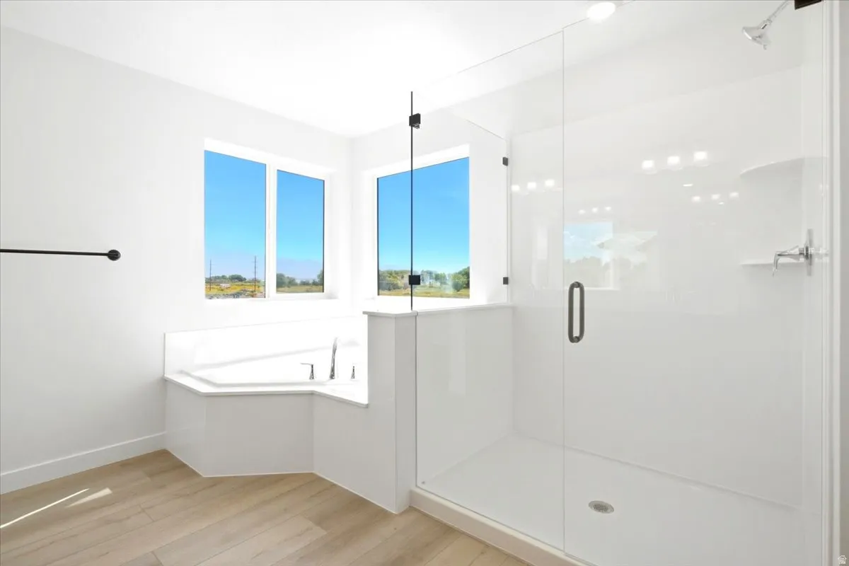 Extra Large Shower with Full Euro Shower Enclosure