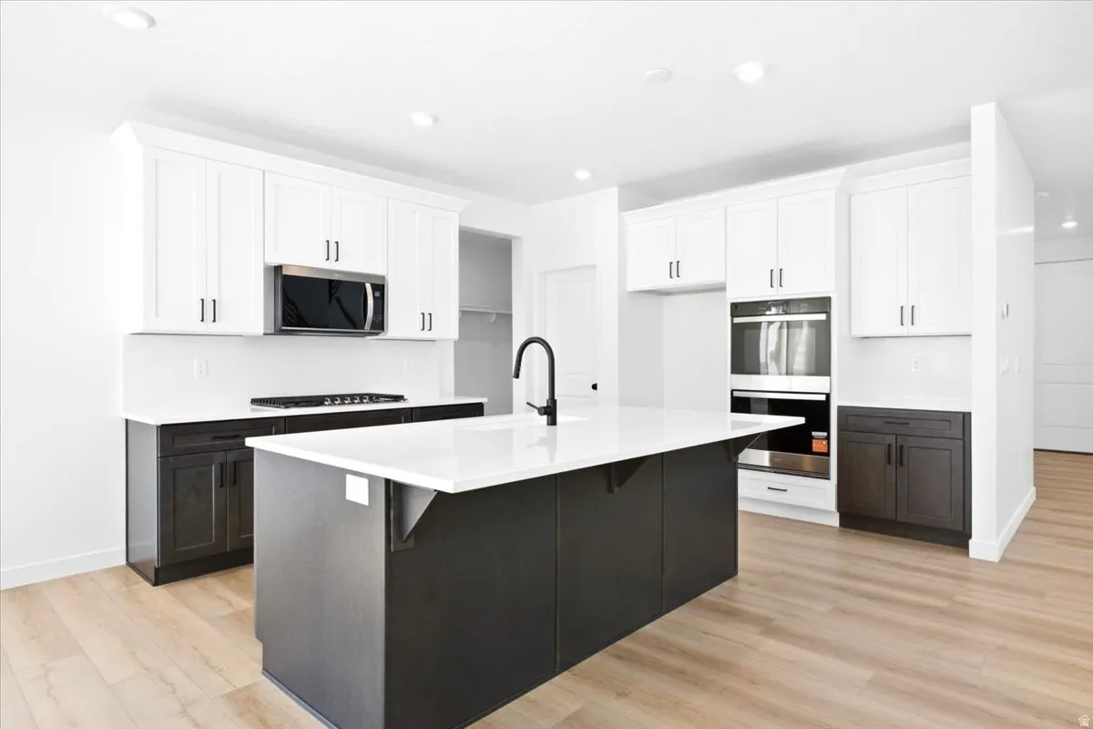 Beautiful Two Tone Cabinets  & Double Ovens