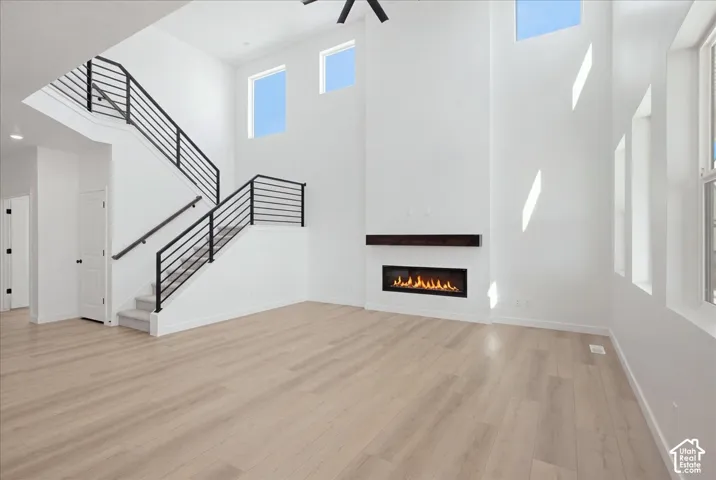 2- Story Great Room with Modern Railing and Wow Factor
