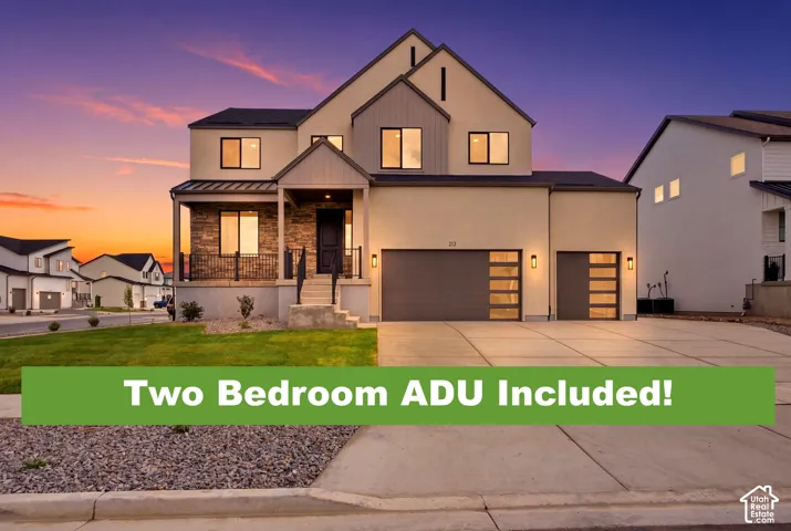 Cypress w/ Modern Scandinavian Exterior with a Two Bedroom ADU Included!   Perfect for Additional Potential Income!