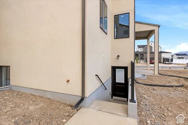 Separate Basement Entrance off of RV PAD