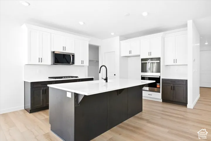 Beautiful Two Tone Cabinets  & Double Ovens