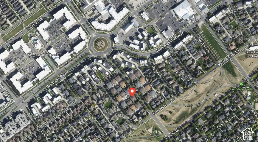 Satellite Map. Indicating the geographic location of the property and its surrounding street network