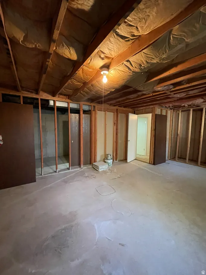 Downstairs Unfinished Rooms