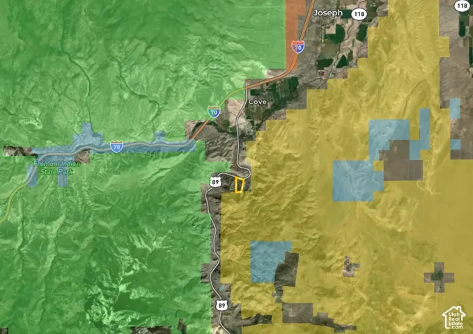 Property Map. Illustrating the location of the property relative to roads and geographic features